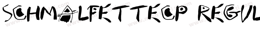 SchmalfetteCP Regula字体转换